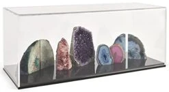 Acrylic Display Case 11'' X 29" With Ring, Black Base, And Lift Off Top For Countertop Use -Peugeot Shop 31e7h6KeL3S