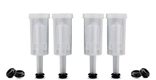 GLIDESTORE 3-Piece Airlock For Fermentation With Silicone Grommets, Airlocks Kit For Preserving, Brewing, Making Wine, Fermenting Sauerkraut, Kimchi (4pcs Airlock And 8 Grommets) 2 GLIDESTORE 3-Piece Airlock For Fermentation With Silicone Grommets, Airlocks Kit For Preserving, Brewing, Making Wine, Fermenting Sauerkraut, Kimchi (4pcs Airlock And 8 Grommets) - Image 2