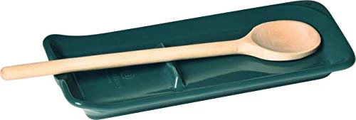 Emile Henry Made In France Blue Flame Ridged Spoon Rest 1 Emile Henry Made In France Blue Flame Ridged Spoon Rest