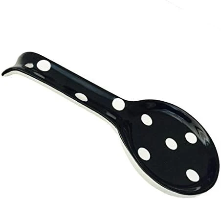 Tuscany Colorful Hand Painted Fleur De Lis **Collection** By ACK (Yellow Spoon Rest) 2 Tuscany Colorful Hand Painted Fleur De Lis **Collection** By ACK (Yellow Spoon Rest) - Image 2