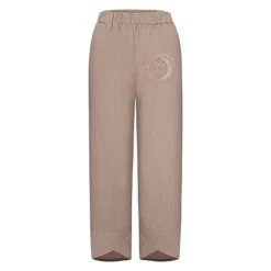 Kingspinner Capri Pants For Women Plus Size Capri Baggy Pants Casual Linen Long Pants Women Palazzo Lounge Pants -Peugeot Shop 31fDmOg0lPL