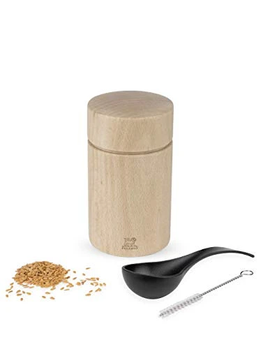Peugeot Naka Flax Seed Mill, 11 Cm-4.3 In, Natural 1 Peugeot Naka Flax Seed Mill, 11 Cm-4.3 In, Natural
