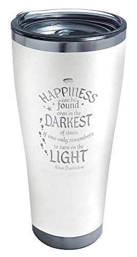 Tervis Harry Potter Happiness Quote Engraved Triple Walled Insulated Tumbler Travel Cup Keeps Drinks Cold & Hot, 30oz Legacy, Glacier White 1 Tervis Harry Potter Happiness Quote Engraved Triple Walled Insulated Tumbler Travel Cup Keeps Drinks Cold & Hot, 30oz Legacy, Glacier White