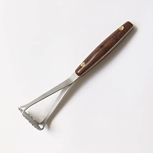 Vintage Walnut Mini Avocado & Spud Masher 1 Vintage Walnut Mini Avocado & Spud Masher