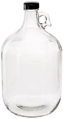 Glass Water Bottle Includes 38 Mm Polyseal Cap, 1 Gallon Capacity, Clear -Peugeot Shop 31fgBZ6XCvL