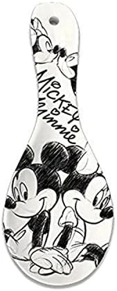 Disney Mickey And Minnie Mouse Sketch Ceramic Spoon Rest, 9 Inches 5 Disney Mickey And Minnie Mouse Sketch Ceramic Spoon Rest, 9 Inches - Image 5