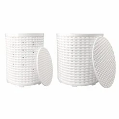 Universal Cheese Molds With Followers For Making Soft, Semi-Hard And Hard Cheeses - Set Of 2