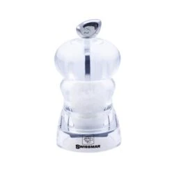 Alice 4-Inch Salt Mill, Clear