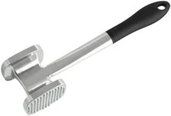 Fackelmann 4.3 X 2.9" Plastic/Aluminum Meat Tenderizer, Silver/Black