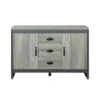 MJWDP 5 Sideboard, Chest Of Drawers, Storage Cabinet With 3 Storage Drawers And 2 Dining Room Doors, Kitchen