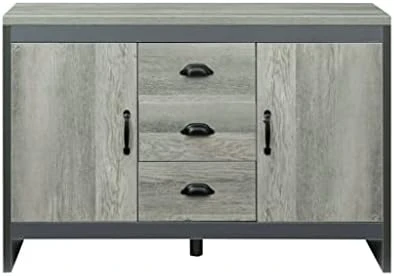 MJWDP 5 Sideboard, Chest Of Drawers, Storage Cabinet With 3 Storage Drawers And 2 Dining Room Doors, Kitchen 5 MJWDP 5 Sideboard, Chest Of Drawers, Storage Cabinet With 3 Storage Drawers And 2 Dining Room Doors, Kitchen - Image 5