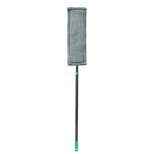 Super-Absorbent Microfibre Extendable Flat Floor Mop, Grey/Turquoise, 4 Super-Absorbent Microfibre Extendable Flat Floor Mop, Grey/Turquoise, - Image 4
