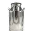 Stainless Steel(304 Grade) Milk, Maple Syrup Transport Cans, Sealed Lid & Optional Spigot (40 Liter (10.5 Gal.), Container Only)