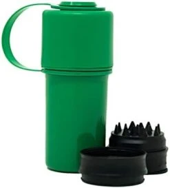 EMPER Keeper 3-IN-1 Grinder + Storage System With Smell Proof Storage With Travel Ready Tether Strap | Lightweight -Peugeot Shop 31h7DrXQ13L. AC