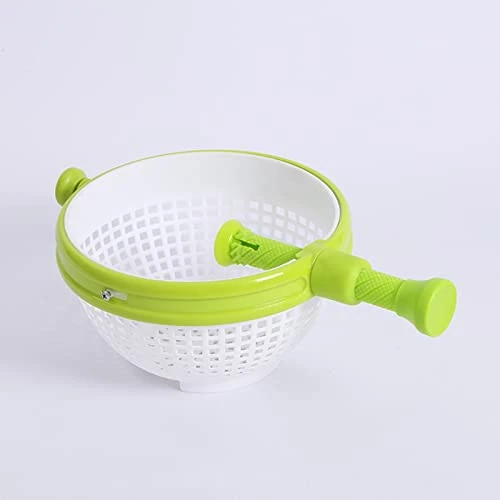 Salad Spinner, Manual Lettuce Washer And Dryer Pasta And Fries Spinner With Rotary Handle Quick And Easy Multi Use Lettuce Spinner For Fruit Vegetable Pasta Rotating Drain 6 Salad Spinner, Manual Lettuce Washer And Dryer Pasta And Fries Spinner With Rotary Handle Quick And Easy Multi Use Lettuce Spinner For Fruit Vegetable Pasta Rotating Drain - Image 6