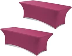 6Ft Table Cover Table Cloths For Parties Spandex Party Patio Fitted Table Covers For 6 Foot Tables Rectangle Tablecloths In Bulk For Wedding(Black) 21 6Ft Table Cover Table Cloths For Parties Spandex Party Patio Fitted Table Covers For 6 Foot Tables Rectangle Tablecloths In Bulk For Wedding(Black) -Peugeot Shop 31hN5286v7L. AC