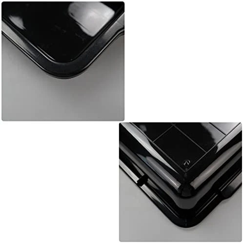 4-Pack 32 L Plastic Commercial Bus Tubs, Utility Bus Box, Black 2 4-Pack 32 L Plastic Commercial Bus Tubs, Utility Bus Box, Black - Image 2