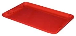 7803185280 Lid For Nest And Stack Container 780308, Glass Fiber Reinforce, Plastic Composite, 19.75" X 12.63" X 1.2", Red