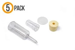 Box Brew Kits (5 Pack) Three-Piece Airlock And Drilled #6 Stopper Fermentation Beer Making Wine Making Kombucha Fits Gallon Jugs (5) -Peugeot Shop 31ilD90T2AL
