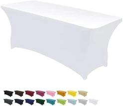 6Ft Table Cover Table Cloths For Parties Spandex Party Patio Fitted Table Covers For 6 Foot Tables Rectangle Tablecloths In Bulk For Wedding(Black) 29 6Ft Table Cover Table Cloths For Parties Spandex Party Patio Fitted Table Covers For 6 Foot Tables Rectangle Tablecloths In Bulk For Wedding(Black) -Peugeot Shop 31iuAHkXcbL. AC