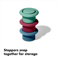 OXO Good Grips Silicone Wine Stoppers -Peugeot Shop 31j81mCKnDL