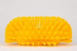 PARTA 40043EC04 Plastic Tank Brush, Kettle Brush, Scrub Brush With Color Coded For Commercial Cleaning, Kitchen, Restaurant, Bathroom, 5.5 X 9.5 Inches, Yellow