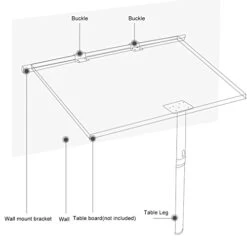 SHYEKYO Detachable Table Leg, Large Supporting Area Stable Folding High Load Bearing RV Table Stand For Camper Trailer Yacht 6 SHYEKYO Detachable Table Leg, Large Supporting Area Stable Folding High Load Bearing RV Table Stand For Camper Trailer Yacht -Peugeot Shop 31jSC8GiasL 1