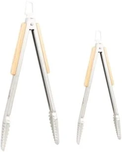 16" BBQ Grill Tongs – Kitchen & Extra Long Grilling Tongs, Stainless Steel With Durable Oak Handles, Metal Tongs For Cooking, Barbecue Tongs, Ergonomic Design 17 16" BBQ Grill Tongs – Kitchen & Extra Long Grilling Tongs, Stainless Steel With Durable Oak Handles, Metal Tongs For Cooking, Barbecue Tongs, Ergonomic Design -Peugeot Shop 31jhPhAR4L. AC