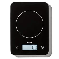 OXO Good Grips Everyday Glass Food Scale 11lbs/5kg & Good Grips Multi-Purpose Kitchen And Herbs Scissors -Peugeot Shop 31jpnXCvyYL 1