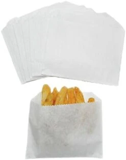 Grease Resistant Serving Bag With Side Gusset, Foil Lined Retains Heat For Outdoor Entertaining, Hot Dog Bag, Pack Of 25 -Peugeot Shop 31jxe51fjXL. AC