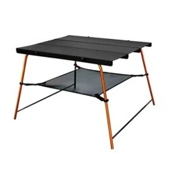 SOOVI Table Ultralight Outdoor Lightweight Aluminum Folding Hiking Picnic Lightweight Travel Fishing Portable Small Size Dining Table