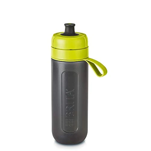 Brita Water Filter Bottle Active, Reduces Chlorine And Organic Impurities, BPA Free, Lime, 600ml 1 Brita Water Filter Bottle Active, Reduces Chlorine And Organic Impurities, BPA Free, Lime, 600ml