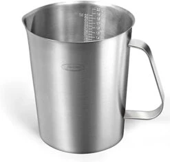 Measuring Cup, [Upgraded, 3 Measurement Scales, Including Cup Scale, ML Scale, Ounce Scale], Newness Stainless Steel Measuring Cup With Marking With Handle, 16 Ounces (0.5 Liter, 2 Cup) -Peugeot Shop 31kHpkcoAfL. AC