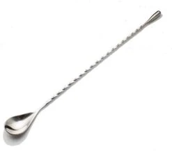 2 Pcs Mixing Bar Spoon 12 Inches 18/10 Stainless Steel Spiral Pattern Morphine Bartender Whiskey Cocktail Shaker Spoon -Peugeot Shop 31kJvO6uBaL. AC