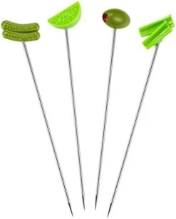 Prodyne Bloody Mary Cocktail Skewer, Silver -Peugeot Shop 31kcCVewJL. AC