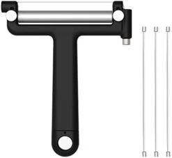 Replaceable Wire Cheese Slicer Cutter, 50% Stronger Wires With 2nd Gen Wire Fixing Mechanism, Adjustable Wire Cheese Cutter, Quick Replacement, Dishwasher Safe, With 3 Extra Wires -Peugeot Shop 31kihXHIBYL. AC