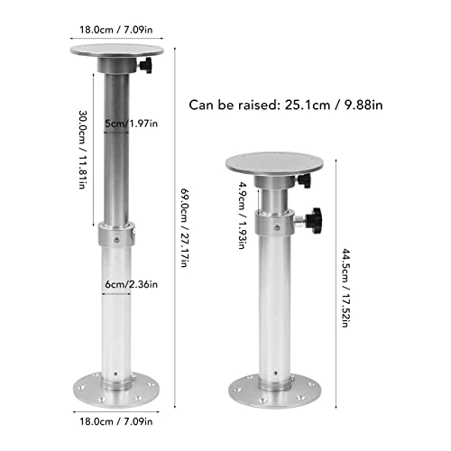 RV Table Base Stand, Polishing Surface Table Pedestal Leg Detachable For Balcony For Yacht For Camper 5 RV Table Base Stand, Polishing Surface Table Pedestal Leg Detachable For Balcony For Yacht For Camper - Image 5