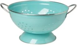 Metal Colander, 3-Quart, Turquoise - -Peugeot Shop 31lRvAxfgSL. AC