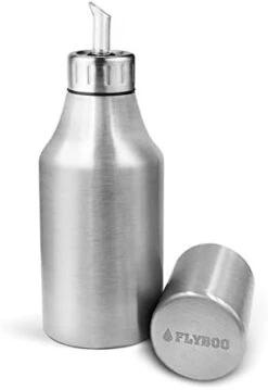 Olive Oil Dispenser 17oz Oil Bottle Stainless Steel Leak Proof Olive Oil Decanter For Kitchen (500ML) -Peugeot Shop 31lZ5Tv2wbL. AC