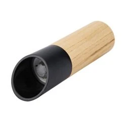 Wooden Pepper Grinder, Protective Spice Mill Salt Shaker For Kitchen(Black) -Peugeot Shop 31la75G8SZL