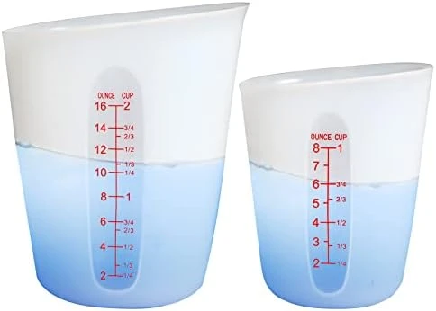 Silicone Measuring Cups Flexible Measure Cups For Epoxy Resin Butter, Chocolate Mixing Plaster Stir Squeeze Pour Baking Cup BPA Free 500 ML + 250 ML (2 PCS) 7 Silicone Measuring Cups Flexible Measure Cups For Epoxy Resin Butter, Chocolate Mixing Plaster Stir Squeeze Pour Baking Cup BPA Free 500 ML + 250 ML (2 PCS) - Image 7
