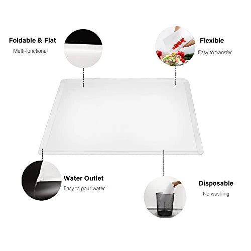 Disposable Cutting Boards 30 Count, Collapsible Cutting Board Sheet With Built-in Crease, Flexible Plastic Cutting Mat For Kitchen And Commercial Use, 17 X 12 In 1 Disposable Cutting Boards 30 Count, Collapsible Cutting Board Sheet With Built-in Crease, Flexible Plastic Cutting Mat For Kitchen And Commercial Use, 17 X 12 In