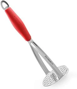 Heavy Duty Stainless Steel Potato Masher, Professional Integrated Masher Kitchen Tool & Food Masher/ Potato Smasher With Silicone Handle, Perfect For Bean, Vegetable, Fruits, Avocado, Meat -Peugeot Shop 31m7c0cr7oL. AC