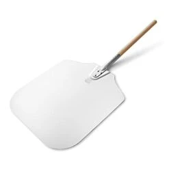 50196 Aluminum Pizza Peel, Wooden Handle, 16 X 18 Inch Blade, 36 Inch Overall -Peugeot Shop 31mHJg0BKPL