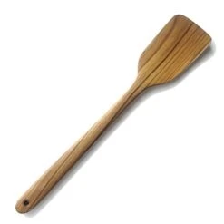 18" Teak Long Wooden Spatula, Heavy Duty Cajun Stir Paddle For Cooking In Big Pot, Handcrafted From High Moist Resistance Teak, Wooden Spoon Flat For Brewing, Grill, Mixing, Stirring, Decor