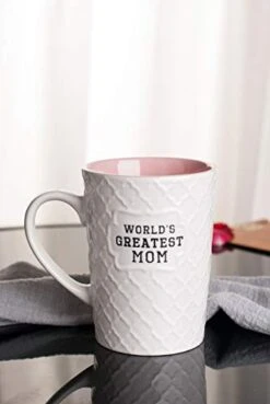 -World's Greatest Mom-16 OZ Coffee And Tea Cups-For Mom,lady, Wife,Valentine's Day Or Anniversary - Birthday Gift Ceramic Office Fun Gifts Deal With White Cute Mugs-Funny Mom Mug -Peugeot Shop 31mnq1ErYGL