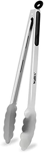 17 Inch Extra Long Grill Tongs, Ultimate Stainless Steel BBQ Tongs For Grilling, Cooking, BBQ/Barbecue, Buffet And Turning Food 7 17 Inch Extra Long Grill Tongs, Ultimate Stainless Steel BBQ Tongs For Grilling, Cooking, BBQ/Barbecue, Buffet And Turning Food - Image 7