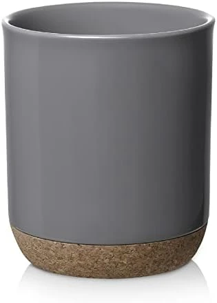 DOWAN Utensil Holder For Kitchen Counter, 7.5 Inches White Cooking Utensil Holder With Thicken Recycled Wooden Cork Mat, DIY Gifts For Moms And Grandma, Kitchen Decor, 6 DOWAN Utensil Holder For Kitchen Counter, 7.5 Inches White Cooking Utensil Holder With Thicken Recycled Wooden Cork Mat, DIY Gifts For Moms And Grandma, Kitchen Decor, - Image 6