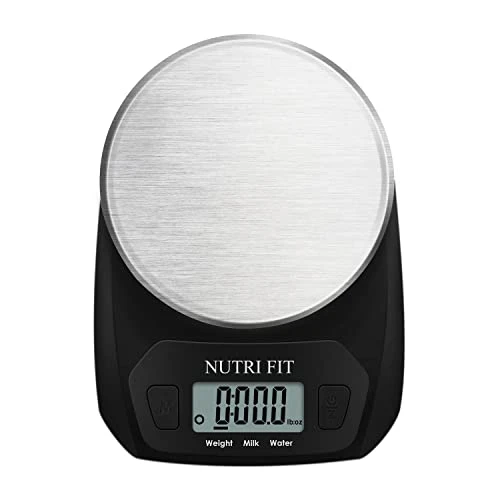 Digital Food Scale Small Kitchen Scales Weight In Grams And OZ For Cooking Baking Weight Loss, Stainless Steel Tare & Backlit LCD Display, Black 7 Digital Food Scale Small Kitchen Scales Weight In Grams And OZ For Cooking Baking Weight Loss, Stainless Steel Tare & Backlit LCD Display, Black - Image 7