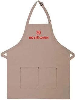 THE APRONPLACE Personalized Apron Embroidered Add Your Own Text, 2 Lines -Peugeot Shop 31nJ4jsSVL. AC